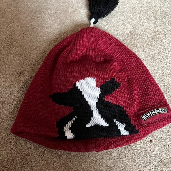 Other - Kids Red and Black Beanie from Ben and Jerry’s, collector item